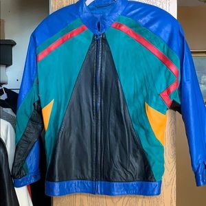 Bold leather and suede beauty